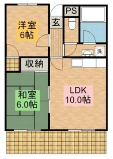 サンフィール岸和田【301号室】の間取り