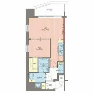 プレジオ松屋町【11階】の間取り