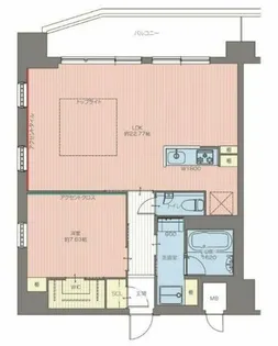 プレジオ松屋町【2階】の間取り