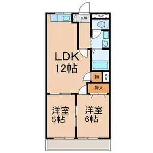 ニューレジデンスジュン【4階】の間取り