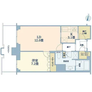 グランフロント大阪オーナーズタワー【6階】の間取り