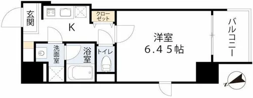 Luce Kujonishi【3階】の間取り