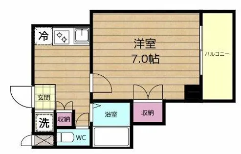 NSパレス【7階】の間取り