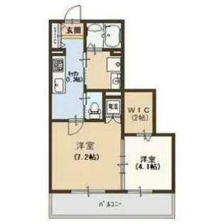 アルセア泉佐野【303号室】の間取り