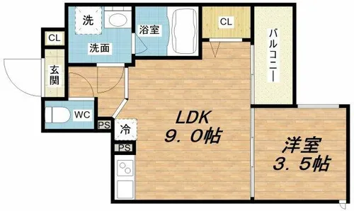 Royal Maison 城東【2階】の間取り