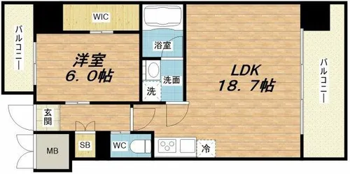 プレジオ新大阪EURO【4階】の間取り