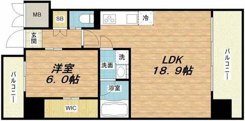 プレジオ新大阪EURO【3階】の間取り