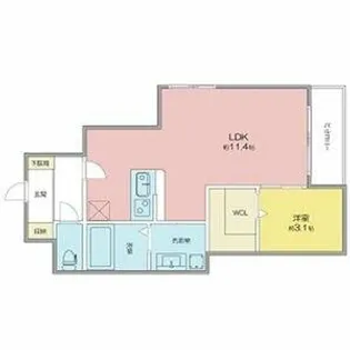 Patria高畑【2階】の間取り