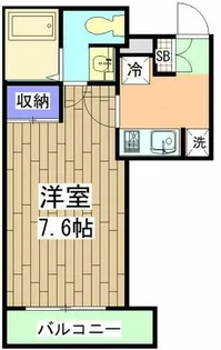 ソーシア西院【2階】の間取り