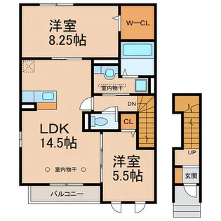 グラン・シャリオ【2階】の間取り