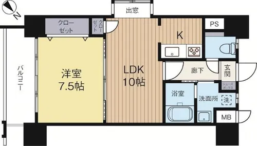 サヴォイグランデヴィル【301号室】の間取り