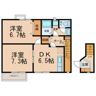 コータ・コート【2階】の間取り