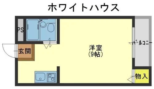 ホワイトハウス【205号室】の間取り