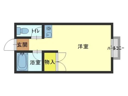 第1あさひビル【203号室】の間取り