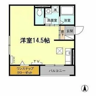 ベラ・ペルラ【105号室】の間取り