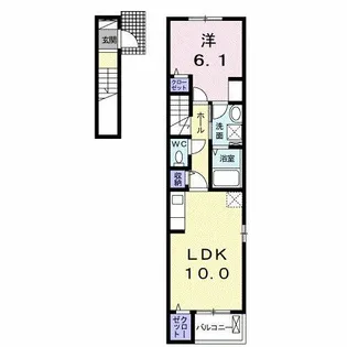 エリザ【2階】の間取り