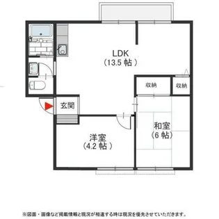 ウインディアコスモス【B201号室】の間取り