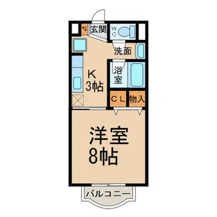 サープラスワン ブローニュ エム【1階】の間取り