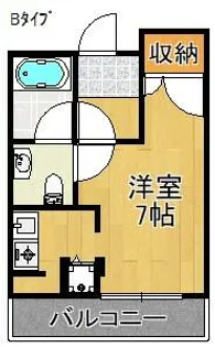 フォレスタ花園【4階】の間取り