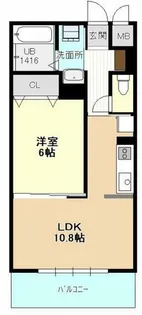 プリフォンド【2階】の間取り