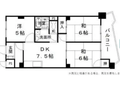 エクセル江坂【3-C号室】の間取り