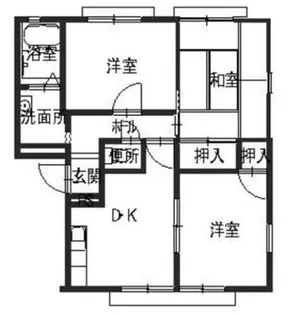 ハイツ常盤【A105号室】の間取り