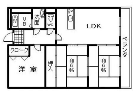 リブ泉南【502号室】の間取り