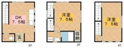 サンジミニアーノ・ハウス【F号室】の間取り