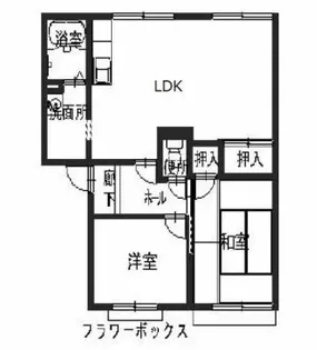 ガーデンハイツヒゴ【1階】の間取り