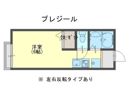 プレジール2【105号室】の間取り