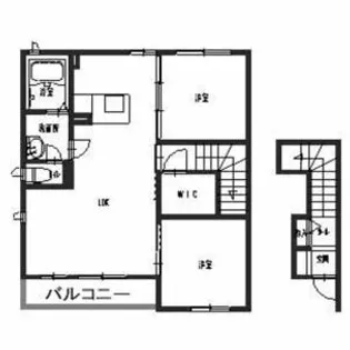 フレアコート【2階】の間取り