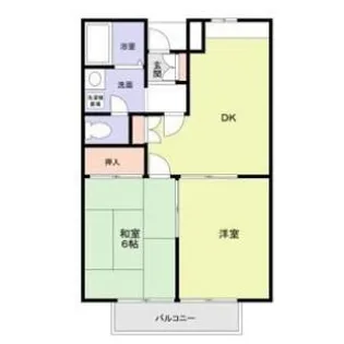 エステートピア阪口【2階】の間取り