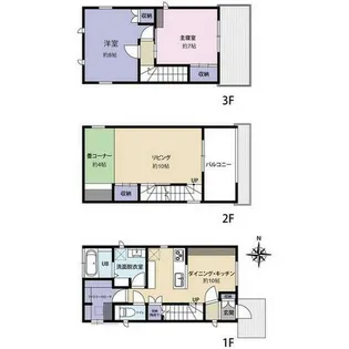 京都府京都市北区紫野下築山町【一戸建】の間取り