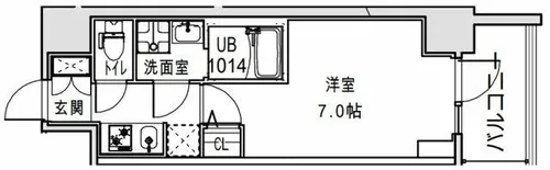 S-RESIDENCE福島Alovita【3階】の間取り