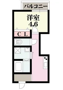ソエル海塚【101号室】の間取り
