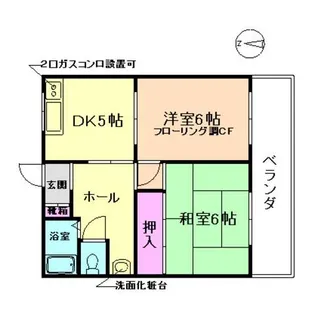 大阪府豊中市城山町3丁目【マンション】の間取り