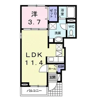 エテルノ【1階】の間取り