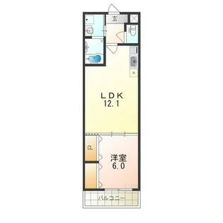 フジパレス堺もず【2階】の間取り