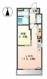 ナーシサス東中島【3階】の間取り