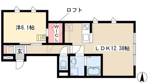 ELVITA【2階】の間取り