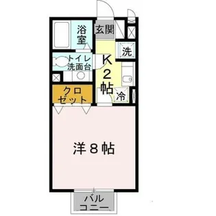 ヴェルドミール Ⅰ【1階】の間取り