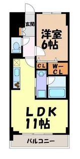 ジェネラーダ【2階】の間取り