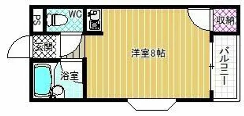 RIZEONE富田林レジデンスⅡ【3階】の間取り