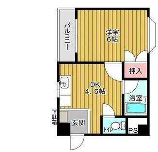 ルミエール上畑【302号室】の間取り