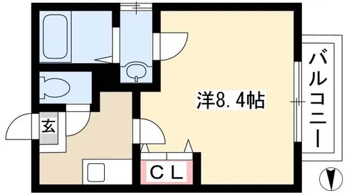 シャムロック野並【2階】の間取り