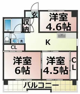 マルイチビル【408号室】の間取り
