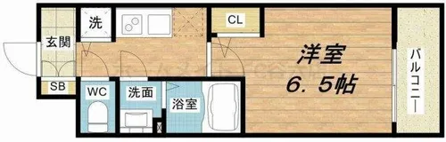 プレサンス梅田北オール【3階】の間取り