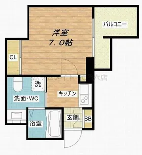 セレニテ梅田ルフレ【5階】の間取り