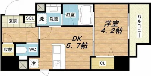 GAUDI【8階】の間取り