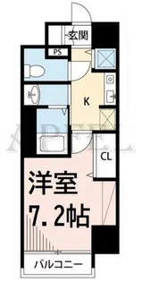 梅田ウエストレジデンス【10階】の間取り